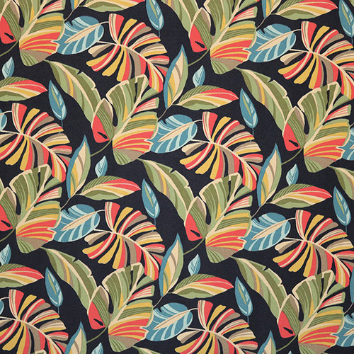 Swavelle Tropix Spun Polyester Windblown Meteorite Split Palms