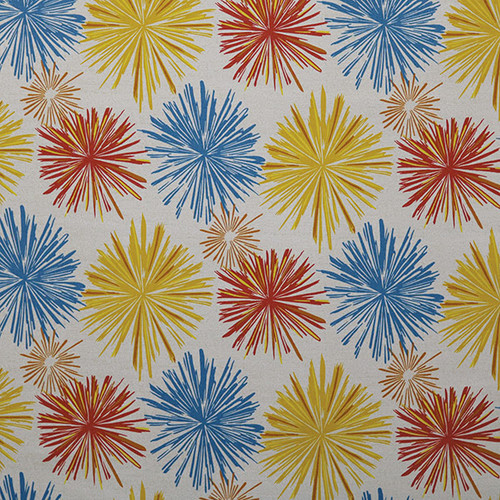Swavelle Tropix Spun Polyester Pollaca Carnival Bloom Bursts