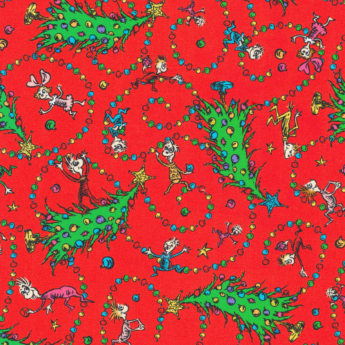 Robert Kaufman Fabrics How The Grinch Stole Christmas Christmas Trees Holiday