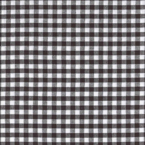 TTT gingham check logo tee（GREY） Marcus Fabrics Gingham Weaves Quarter Inch Gingham Check