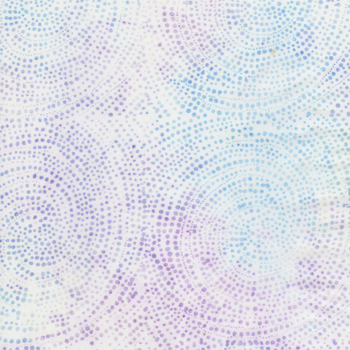 Timeless Treasures Frost Tonga Batiks Frost Dotty Spiral