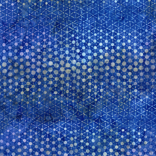 Timeless Treasures Frost Tonga Batiks Star Geo Floral Shape