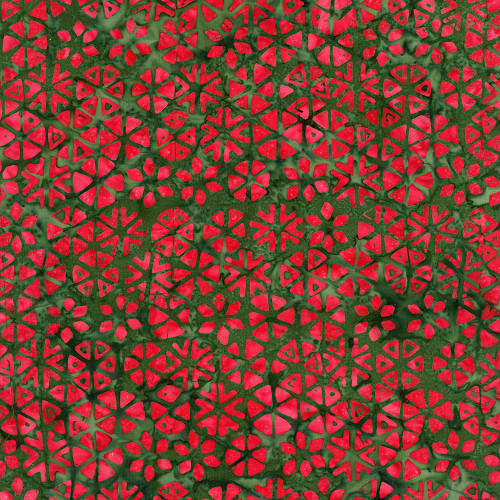 Timeless Treasures Festive Tonga Batiks Merry Snowflake Gears