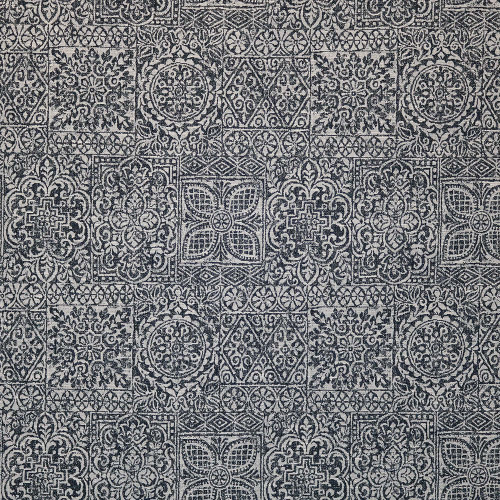 Covington Normandy Charcoal Woven Arts and Crafts Tile Collage