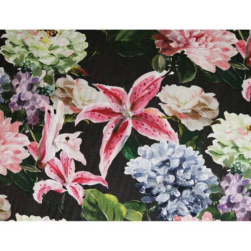 Hamilton Chelsea Noir Tiger Lily and Hydrangea Print