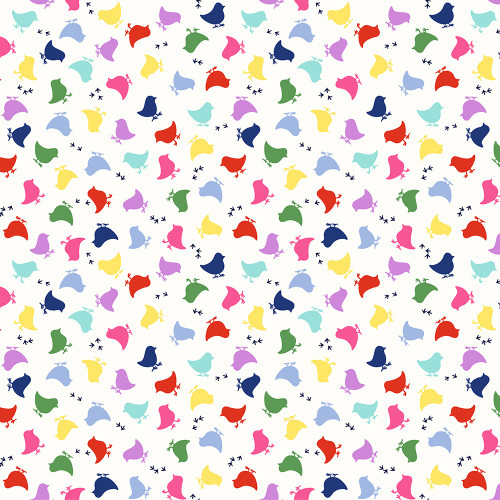 Windham Fabrics Chicken Littles Baby Chicks Ivory