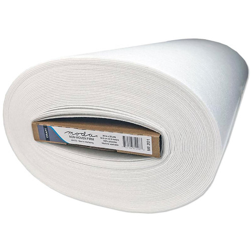 Moda Fabrics Moda Interfacing  Sew In Firm Nonwoven. 20 inches wide. 25 yards per bolt
