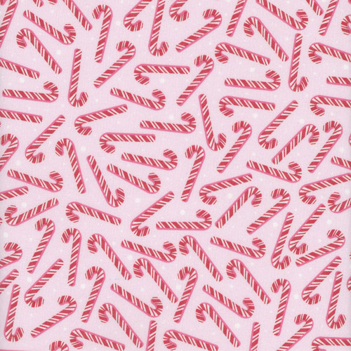Timeless Treasures Fabrics Gingerbread Dreams Candy Tossed Candy Canes & Dots