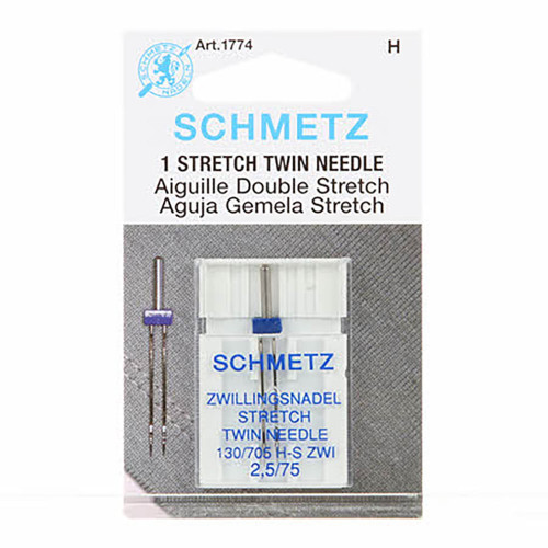Schmetz Twin Stretch Machine Needle Size 2.5mm/75, 1ct.