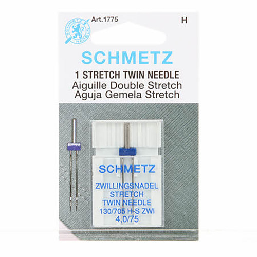 Schmetz Twin Stretch Machine Needle Size 4.0mm/75, 1ct.