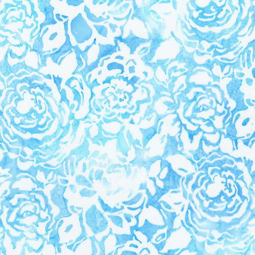 Robert Kaufman Fabrics Azure Breeze Artisan Batiks Sky Blue Branches