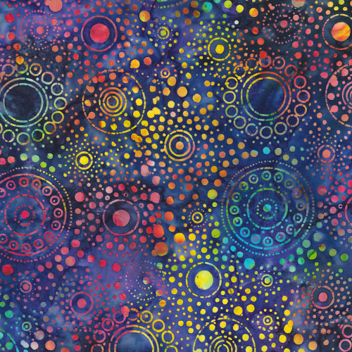 Robert Kaufman Fabrics Dotted Artisan Batiks Indigo Murano Beads