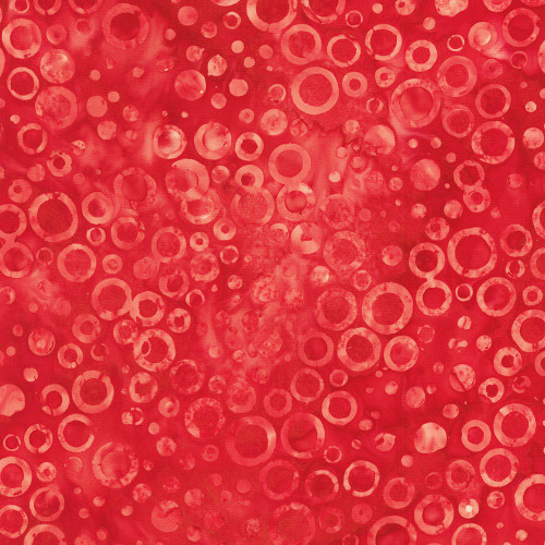 Robert Kaufman Fabrics Dotted Artisan Batiks Red Bubbles