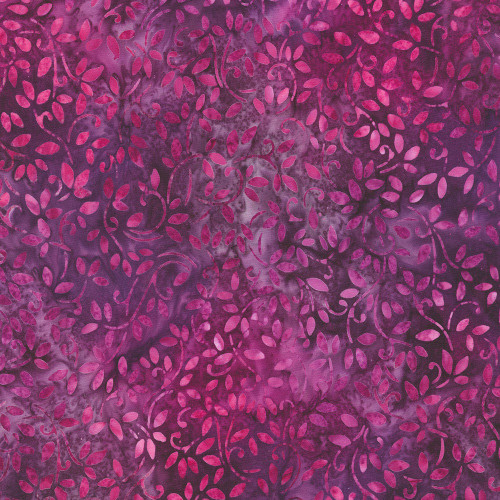 Robert Kaufman Fabrics Wine Country Artisan Batiks Grape Dotted Leaves