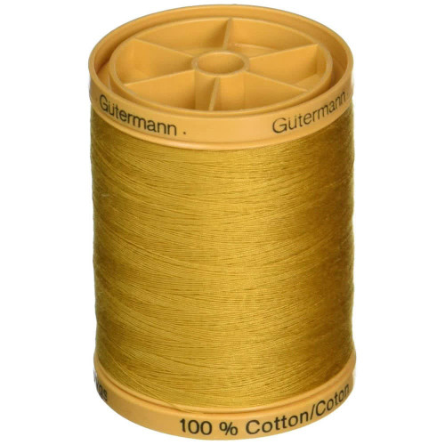 Gutermann Cotton Thread Gold Jumbo Spool 876 yards