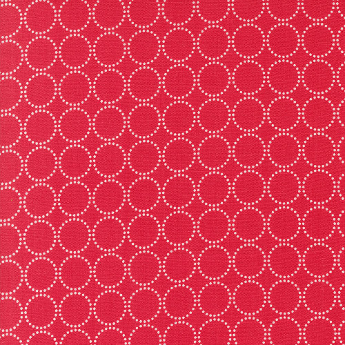 Moda Fabrics Coriander Colors Corey Yoder Red Dotted Circles
