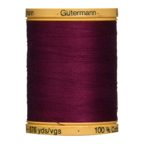Gutermann Cotton Thread Burgundy Jumbo Spool 876 yards