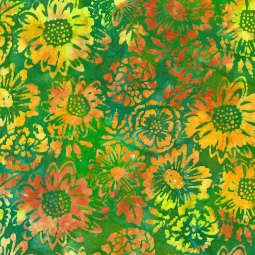 Bees and Flowers Artisan Batiks by Robert Kaufman Fabrics Garden Flowers