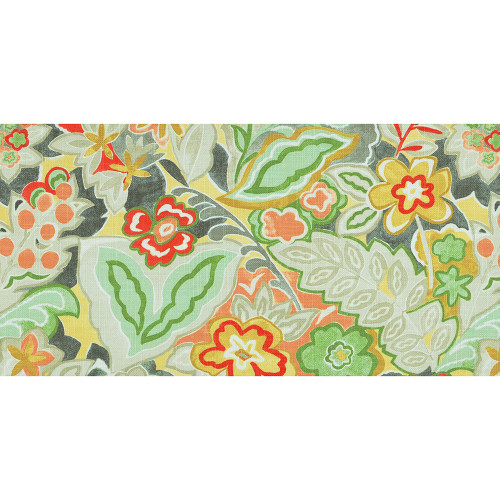 Covington Fabrics Gardia Goldenrod Modern Flowers and Foliage