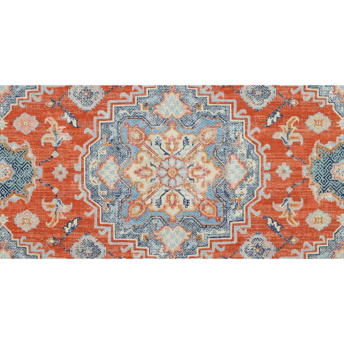 Covington Fabrics Jaya Fiesta Red Persian Rug Print