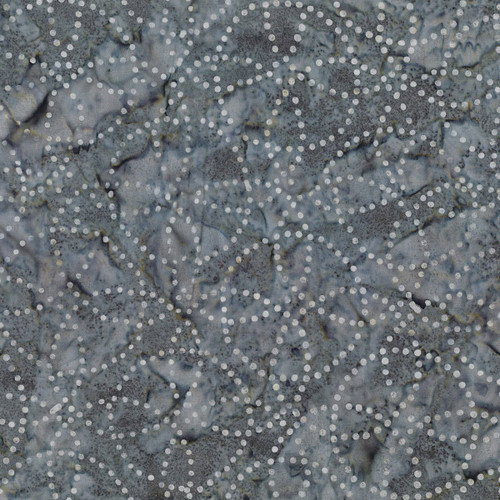Wilmington Prints Starlight Batiks Cream Grey Circle Dots
