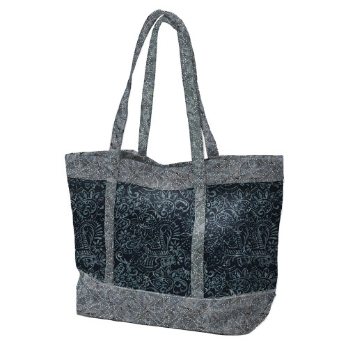 Wilmington Prints Starlight Batiks Midnight Shoulder Tote Bag Kit