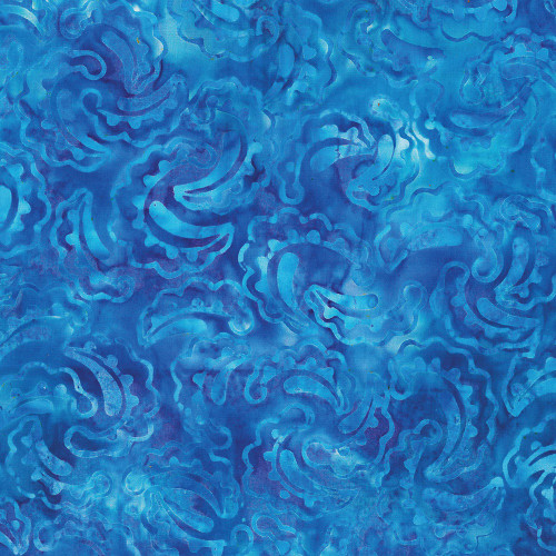 Wilmington Prints Sea Stars Batiks Blue Pot Stickers