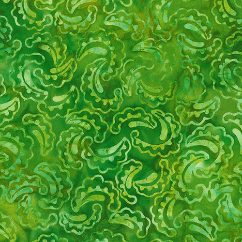Wilmington Prints Sea Stars Batiks Green Pot Stickers