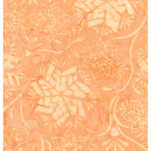 Timeless Treasures Fabrics Tonga Batiks Mini Starfish Quiltworx Apricot Fairytale