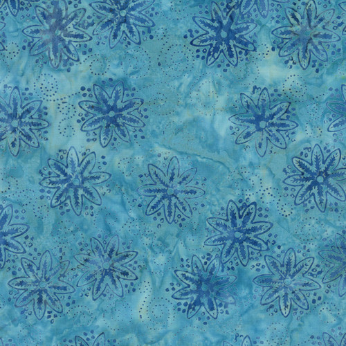 Timeless Treasures Fabrics Tonga Batiks Mini Gulf Coast Quiltworx Ocean Pinwheel