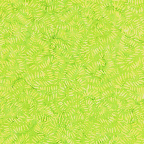 Timeless Treasures Fabrics Tonga Batiks Superstar Lime Dotty Ferns