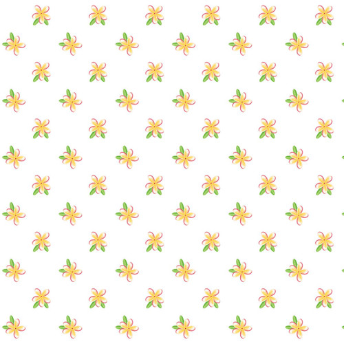 Benartex Fabrics Island Time by Andi Metz Tropical Flower Buds White