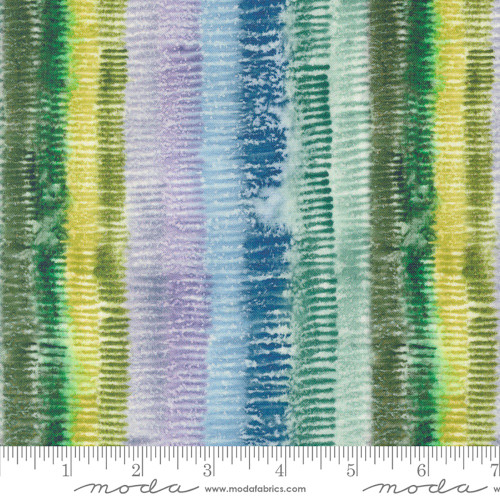 Moda Fabrics Floribunda Create Joy Project Green Grass Line Stripe