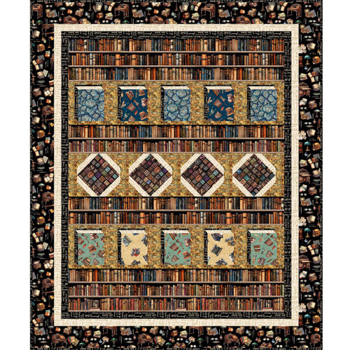 Library Shelves Quilt Pattern by Blue Bear Quilts