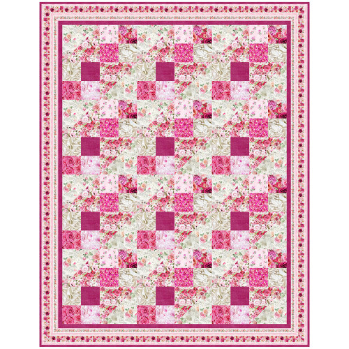 Timeless Treasures Fabrics Bellerose Progression Quilt Kit