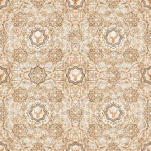 Quilting Treasures Fabrics Buck Wild Dan Morris Ecru Deer Star Geo