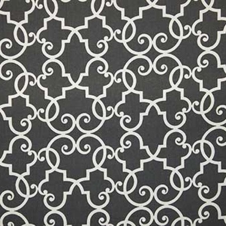 Swavelle Woburn Slate Iron Fret Cotton