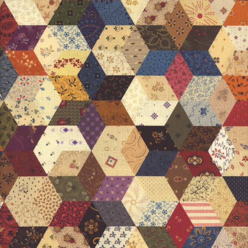 Marcus Fabrics Pam's Patchwork Stars Pam Buda Multi Patchwork Stars