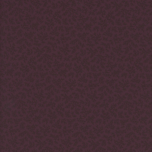 Marcus Fabrics Plumberry 3 Pam Buda Aubergine Plumberry Sprig, scan