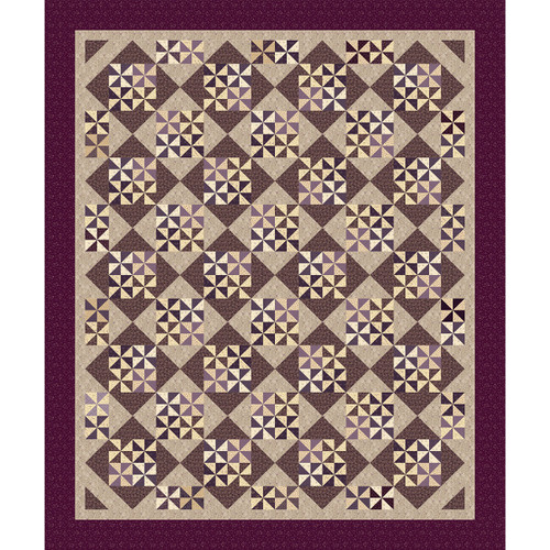 Marcus Fabrics Plumberry Sugar Grove Quilt Kit