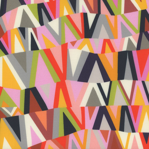 Windham Fabrics Kaleidoscope by Annabel Wrigley Posy Mustard Seed Wavelength