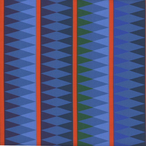 Windham Fabrics Kaleidoscope by Annabel Wrigley Cornflower Blue Trove