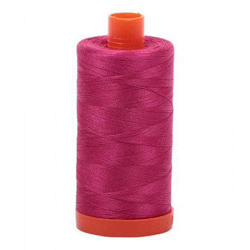 Aurifil Cotton Mako Thread 50 Weight 1422 Yards Red Plum