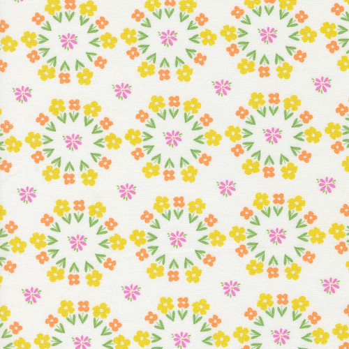 Moda Fabrics Laguna Sunrise Sherri & Chelsi Multi Cream Paradise