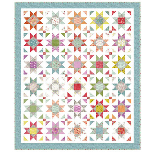 Moda Fabrics Laguna Sunrise Shine Remix Queen Size Quilt Kit