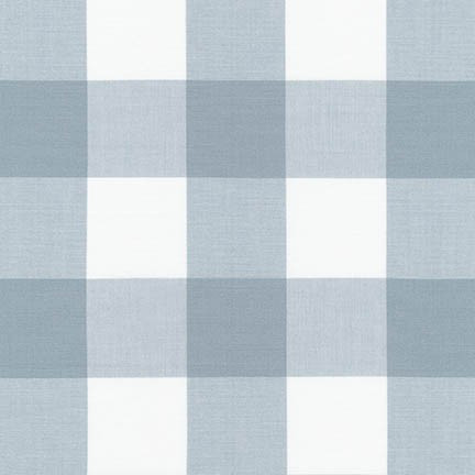 Robert Kaufman Carolina Gingham Check 2 Inch Platinum Buffalo Plaid