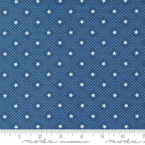 Moda Fabrics Grand Haven Minick & Simpson Light Blue Dotted Stars