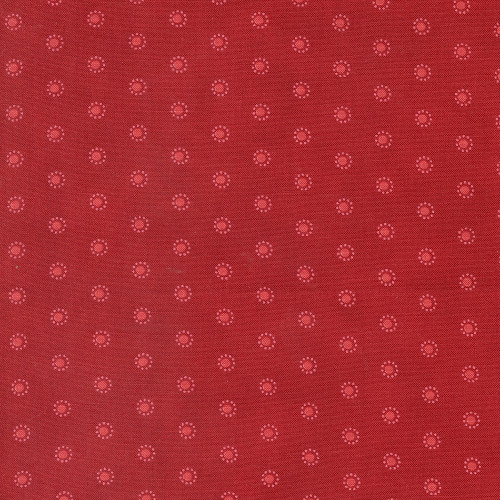 Moda Fabrics Grand Haven Minick & Simpson Red Starfall Dot