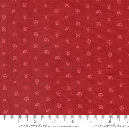 Moda Fabrics Grand Haven Minick & Simpson Red Starfall Dot