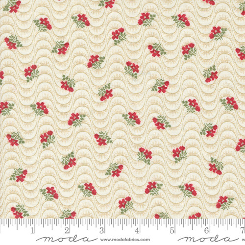 Moda Fabrics Grand Haven Minick & Simpson Natural Flower Waves